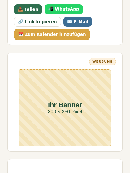 Screenshot einer echten Marktseite mit dem Werbeplatz